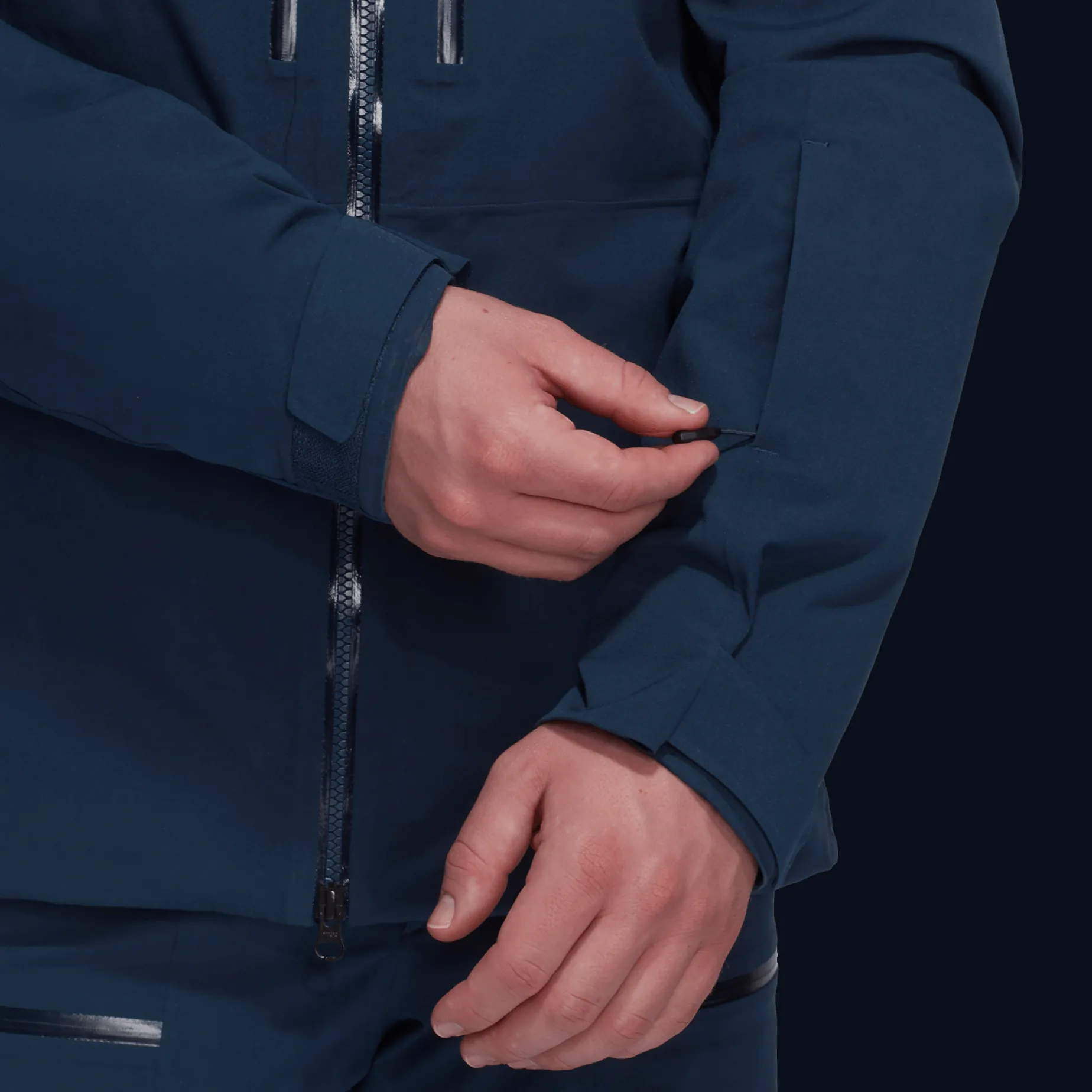 Alpine Jacket Stoney HS Thermo Hooded M 24/25, alpinjakke, skijakke, herre - Skijakke Herre - Alpine Jacket Stoney HS Thermo Hooded M 24/25, alpinjakke, skijakke, herre