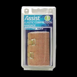Assist Dauerbind 8 cm, elastisk gasbind - Kinesioteip & Sportsteip - Assist Dauerbind 8 cm, elastisk gasbind