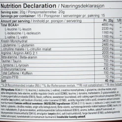 Core Intensity, pre-workoutdrikk - Pre-Workout - Core Intensity, pre-workoutdrikk