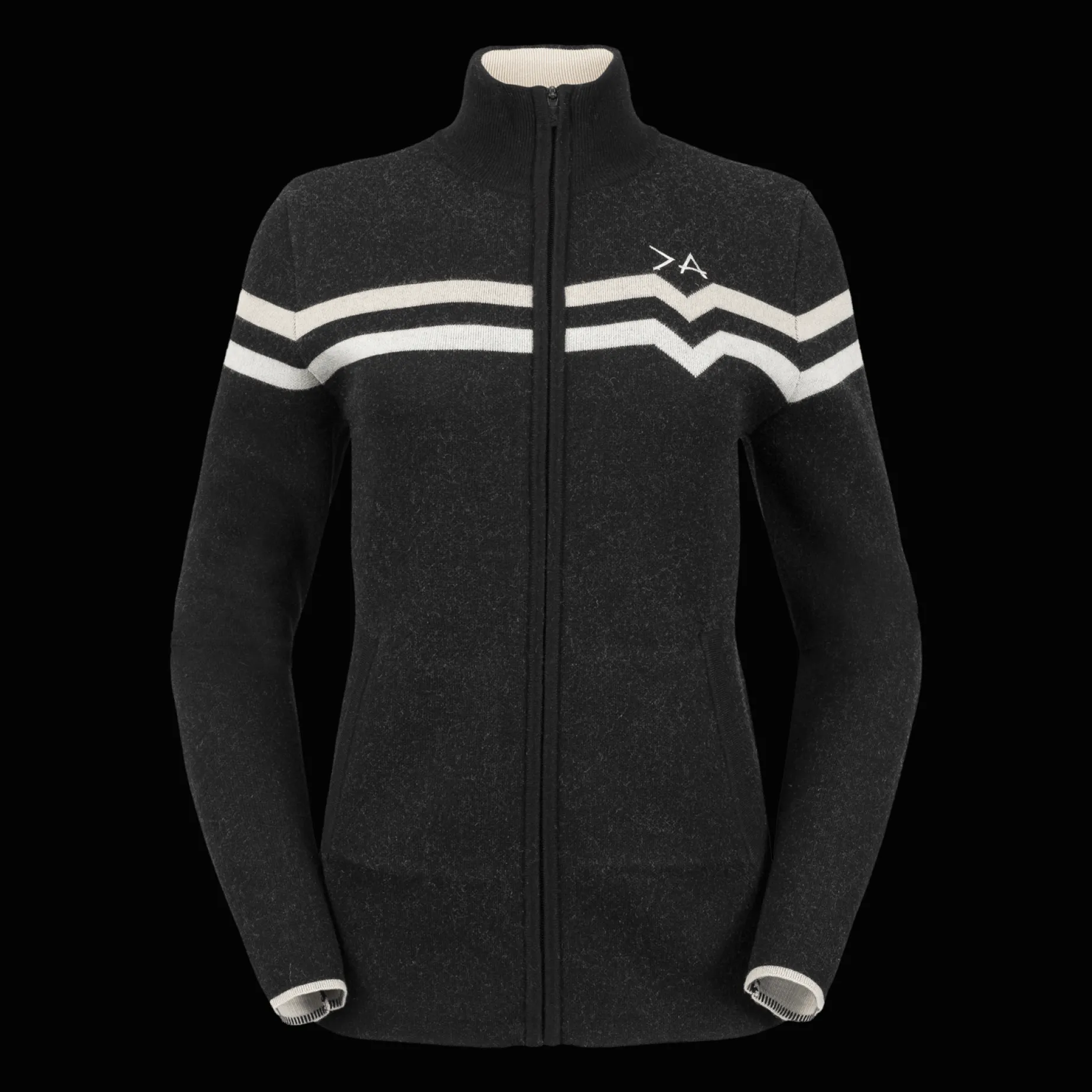 Curve Knit, ullstrikket jakke, dame - Mellomlagsjakke - Curve Knit, ullstrikket jakke, dame