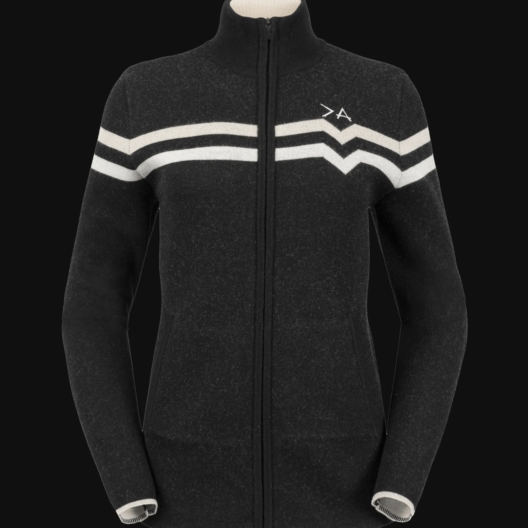 Curve Knit, ullstrikket jakke, dame - Mellomlagsjakke - Curve Knit, ullstrikket jakke, dame