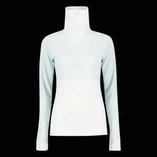 Dalen 2-layer Wool Polo Zip, ulltrøye, dame - Ullundertøy overdel dame - Dalen 2-layer Wool Polo Zip, ulltrøye, dame