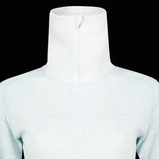 Dalen 2-layer Wool Polo Zip, ulltrøye, dame - Ullundertøy overdel dame - Dalen 2-layer Wool Polo Zip, ulltrøye, dame