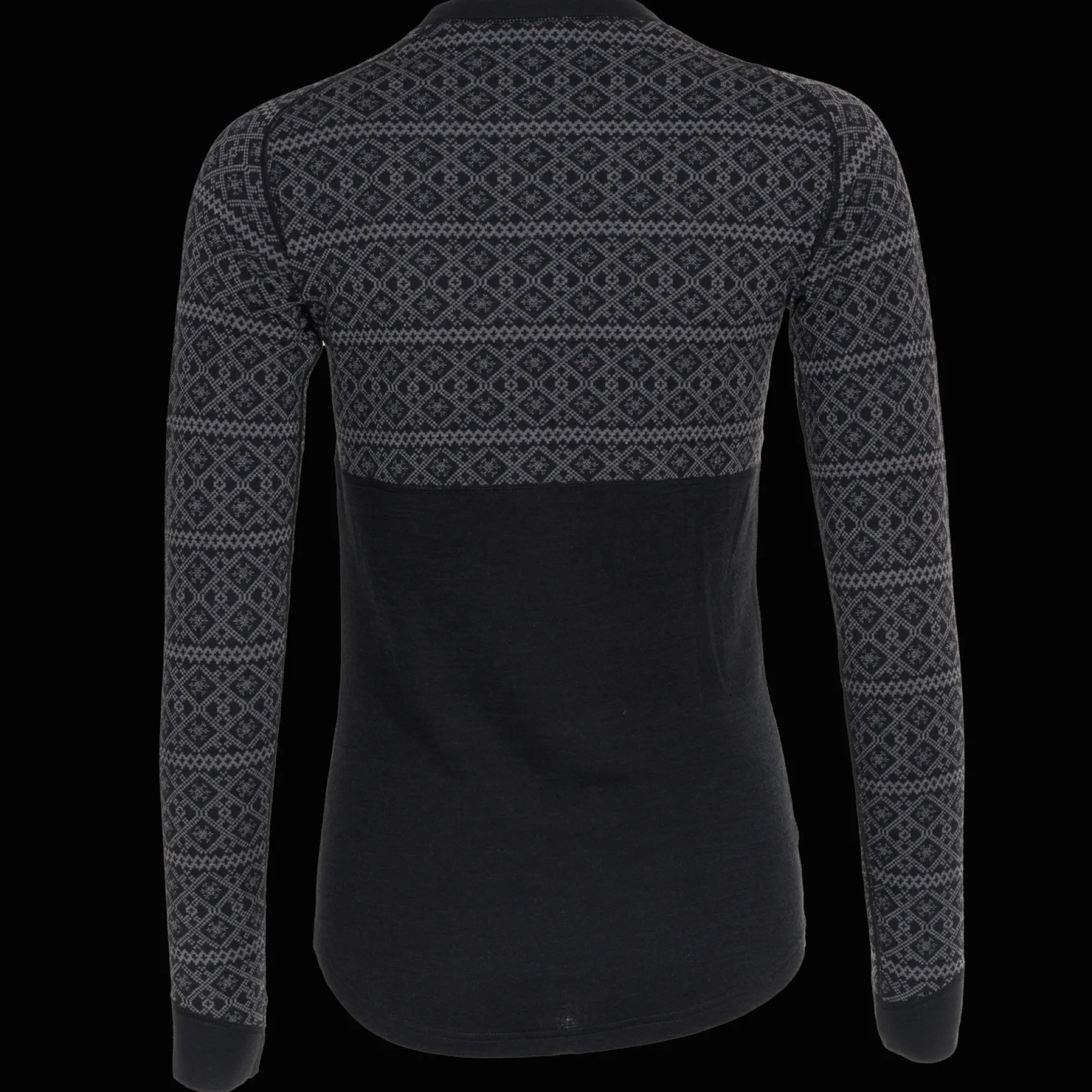 Dalen 2-layer wool Roundneck, ulltrøye, dame - Ullundertøy overdel dame - Dalen 2-layer wool Roundneck, ulltrøye, dame