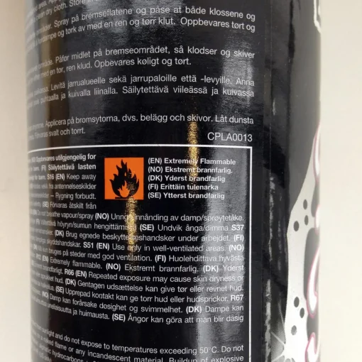 Disc Brake Cleaner 400ml, rengjøring av bremseskiver - Smøring - Disc Brake Cleaner 400ml, rengjøring av bremseskiver