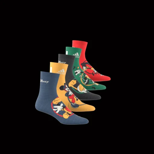 Disney Mickey Mouse 5 Pair Pack Socks, sokker, barn og junior - Bomullssokker - Disney Mickey Mouse 5 Pair Pack Socks, sokker, barn og junior