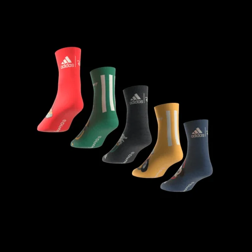 Disney Mickey Mouse 5 Pair Pack Socks, sokker, barn og junior - Bomullssokker - Disney Mickey Mouse 5 Pair Pack Socks, sokker, barn og junior