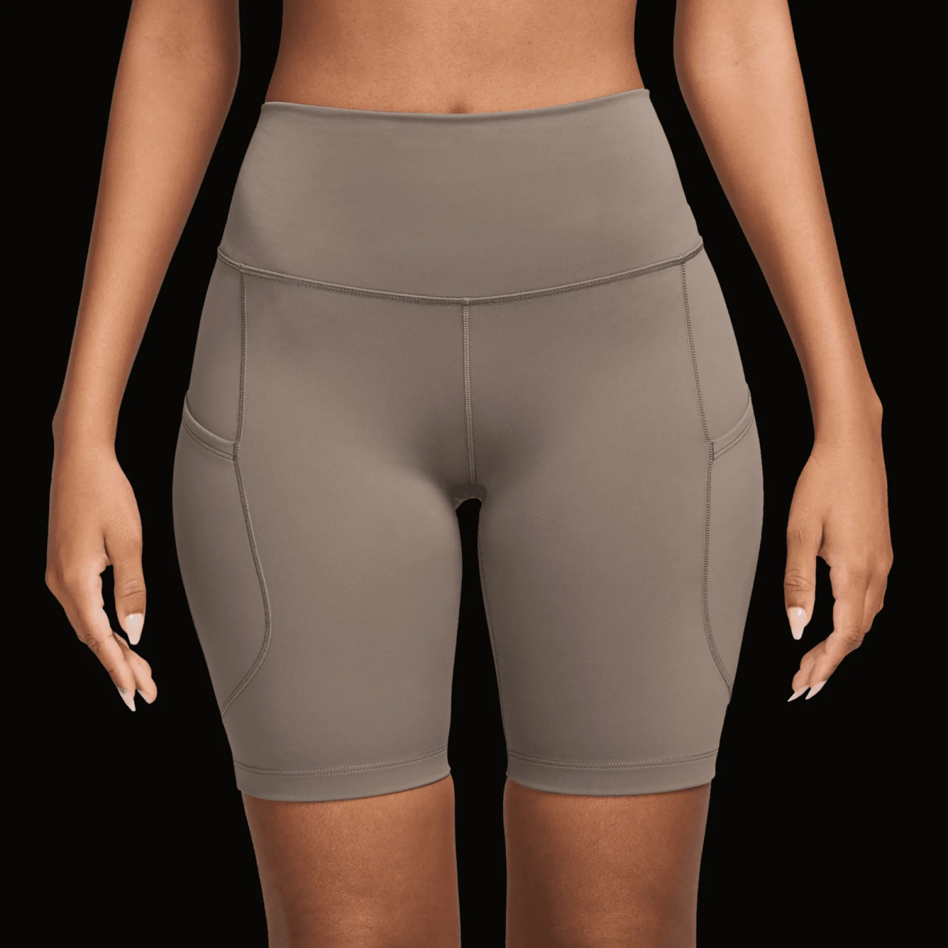 Dri-FIT High-Waisted 8IN Biker Shorts, treningsshorts, dame - Treningsshorts - Dri-FIT High-Waisted 8IN Biker Shorts, treningsshorts, dame