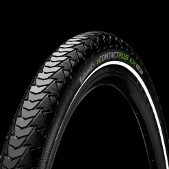 EContact Plus black/black reflex wire 55-622, elsykkeldekk, 55 mm - Sykkeldekk - EContact Plus black/black reflex wire 55-622, elsykkeldekk, 55 mm