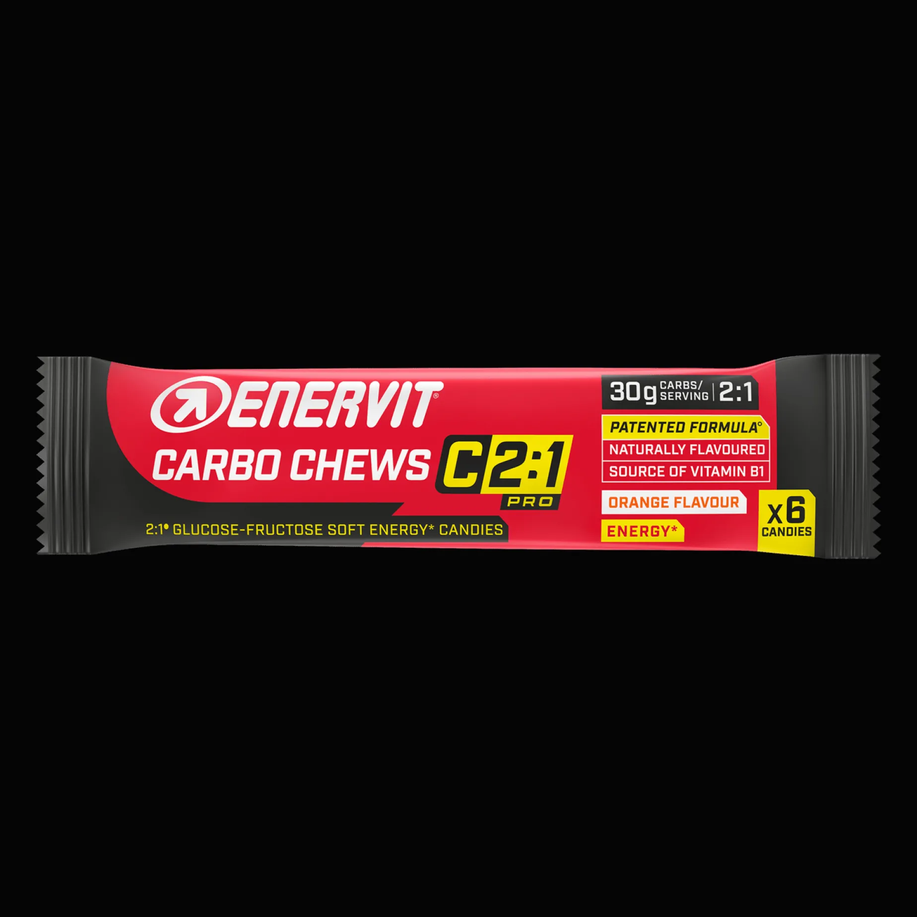 Enervit C2:1 Carbo Chews 3x34g, kosttilskudd, tabletter - Energibar - Enervit C2:1 Carbo Chews 3x34g, kosttilskudd, tabletter