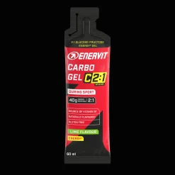 Enervit C2:1 Carbo Gel Lime 60ml, energigel - Energigel - Enervit C2:1 Carbo Gel Lime 60ml, energigel