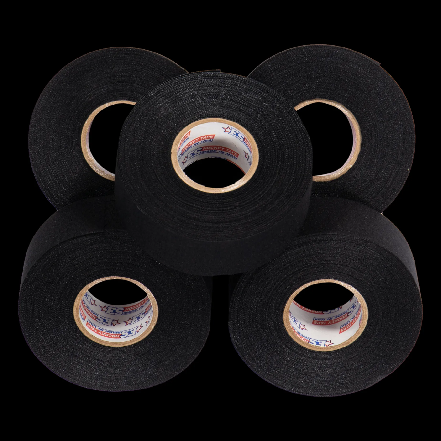 ES tape Cloth Tape 36mmx25m black 40 pack-21/22, hockeytape - Hockeytape - ES tape Cloth Tape 36mmx25m black 40 pack-21/22, hockeytape