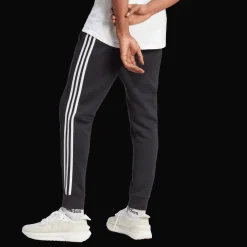 Essential Fleece 3-Stripes Tapered Cuff Joggers, joggebukse, herre - Fritid- & Joggebukser - Essential Fleece 3-Stripes Tapered Cuff Joggers, joggebukse, herre