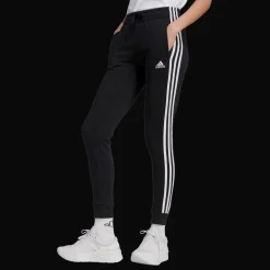 Essentials 3-Stripes Fleece Joggers, joggebukse, dame - Jogge-& Fritidsbukse - Essentials 3-Stripes Fleece Joggers, joggebukse, dame