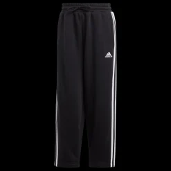 Essentials 3-Stripes Open Hem Fleece Joggers, joggebukse, dame - Jogge-& Fritidsbukse - Essentials 3-Stripes Open Hem Fleece Joggers, joggebukse, dame