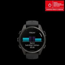 fenix 8 – 43 mm, AMOLED, Sapphire, smartklokke, unisex - Pulsklokke - fenix 8 – 43 mm, AMOLED, Sapphire, smartklokke, unisex