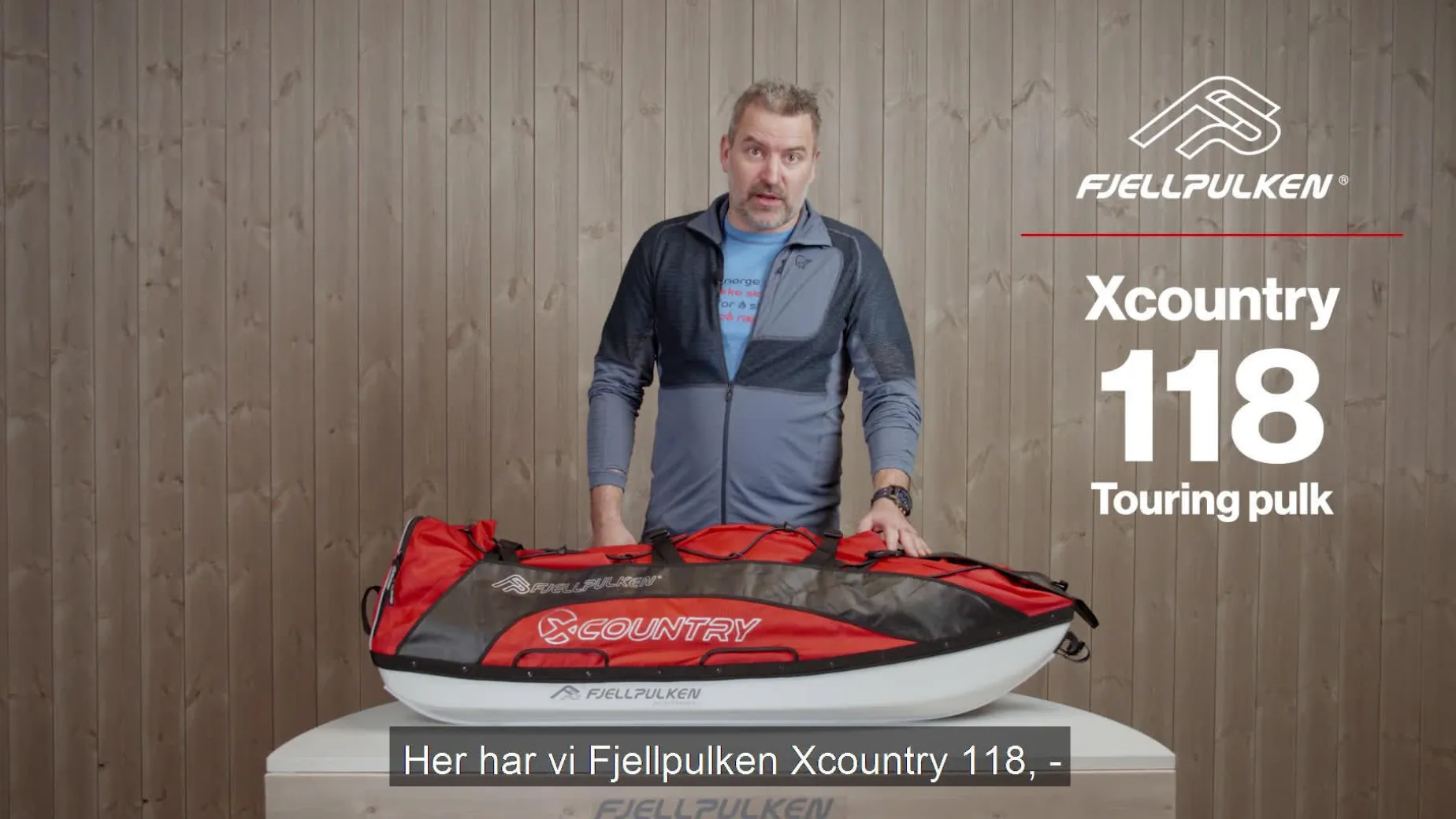 Fjellpulken Transport X-Country 130 23/24, turpulk - Pulk & Tilbehør - Fjellpulken Transport X-Country 130 23/24, turpulk