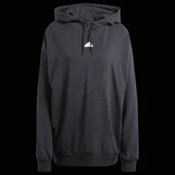 French Terry Print Hoodie, hettegenser, dame - Collegegenser - French Terry Print Hoodie, hettegenser, dame