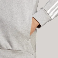 French Terry 3-Stripes Full-Zip Hoodie, hettjakke, herre - Hettegenser - French Terry 3-Stripes Full-Zip Hoodie, hettjakke, herre