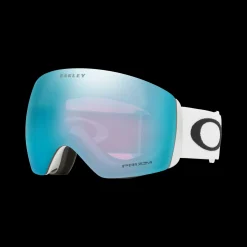 Goggles Flight Deck L Matte White /w Prizm Sapphire 24/25, alpinbrille unisex - Skibriller - Goggles Flight Deck L Matte White /w Prizm Sapphire 24/25, alpinbrille unisex