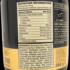 Gold Standard BCAA Train & Sustain 266 g, kosttilskudd - Aminosyrer - Gold Standard BCAA Train & Sustain 266 g, kosttilskudd