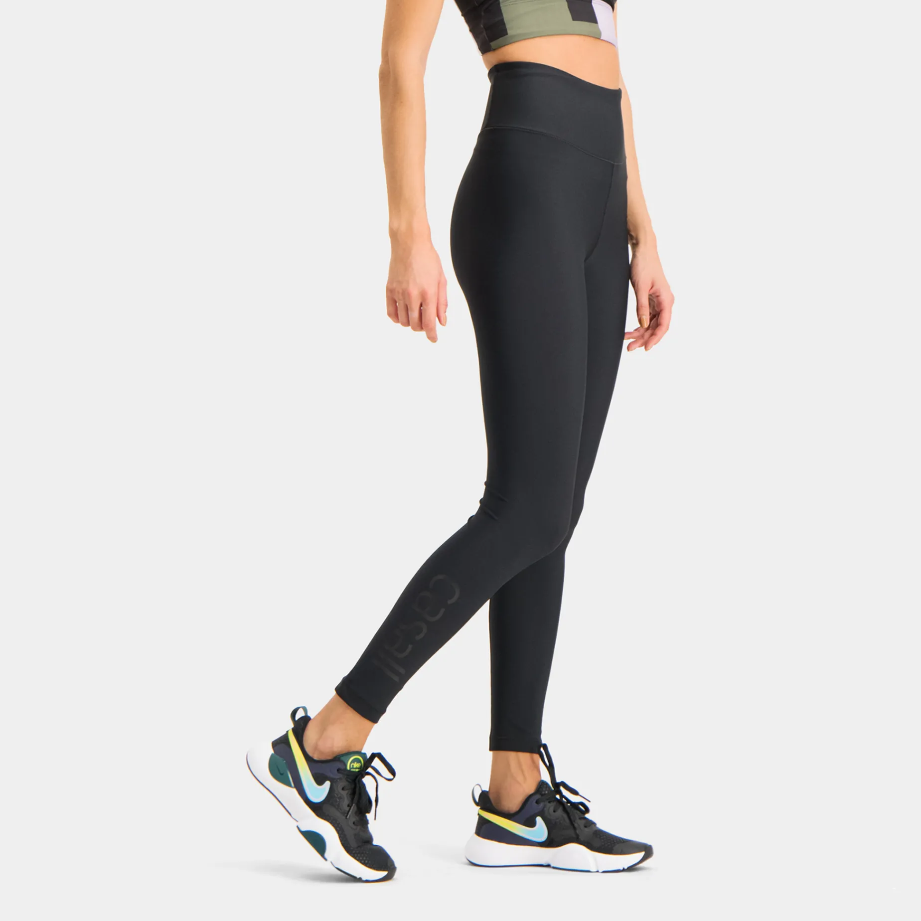 Graphic High Waist Tights, treningstights, dame - Treningstights - Graphic High Waist Tights, treningstights, dame