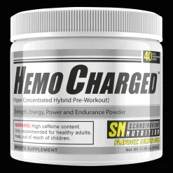 Hemocharged (Lemon Cola (340g), pre-workout-pulver - Pre-Workout - Hemocharged (Lemon Cola (340g), pre-workout-pulver