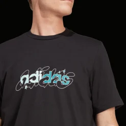 Illustrated Linear Graphic T-Shirt, t-skjorte, herre - Fritids T-Skjorte - Illustrated Linear Graphic T-Shirt, t-skjorte, herre