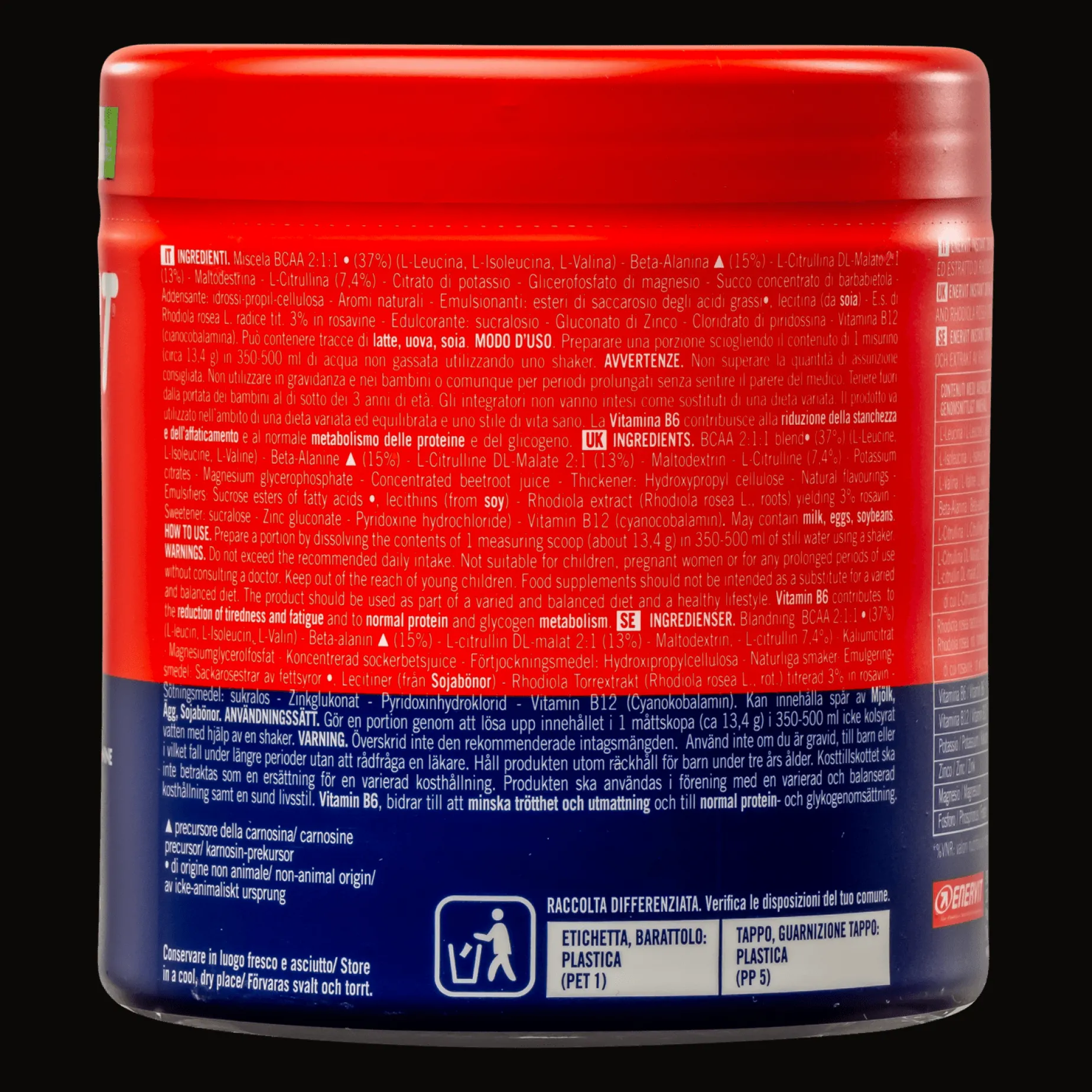 Instant Drink BCAA, kosttilskudd - Aminosyrer - Instant Drink BCAA, kosttilskudd