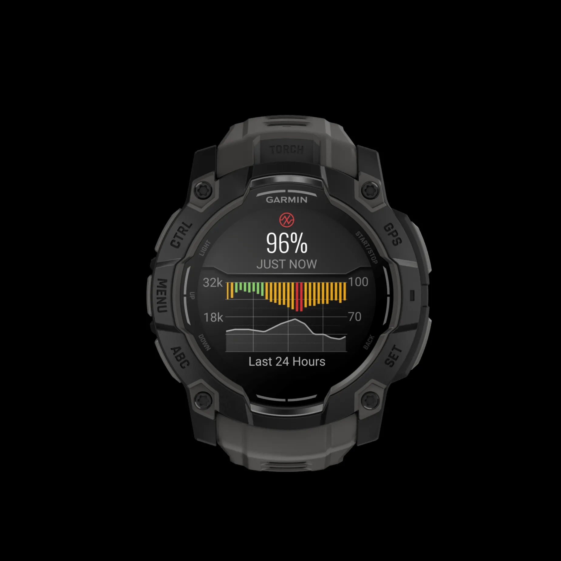 Instinct 3 AMOLED, 50 mm, smartklokke - Pulsklokke - Instinct 3 AMOLED, 50 mm, smartklokke