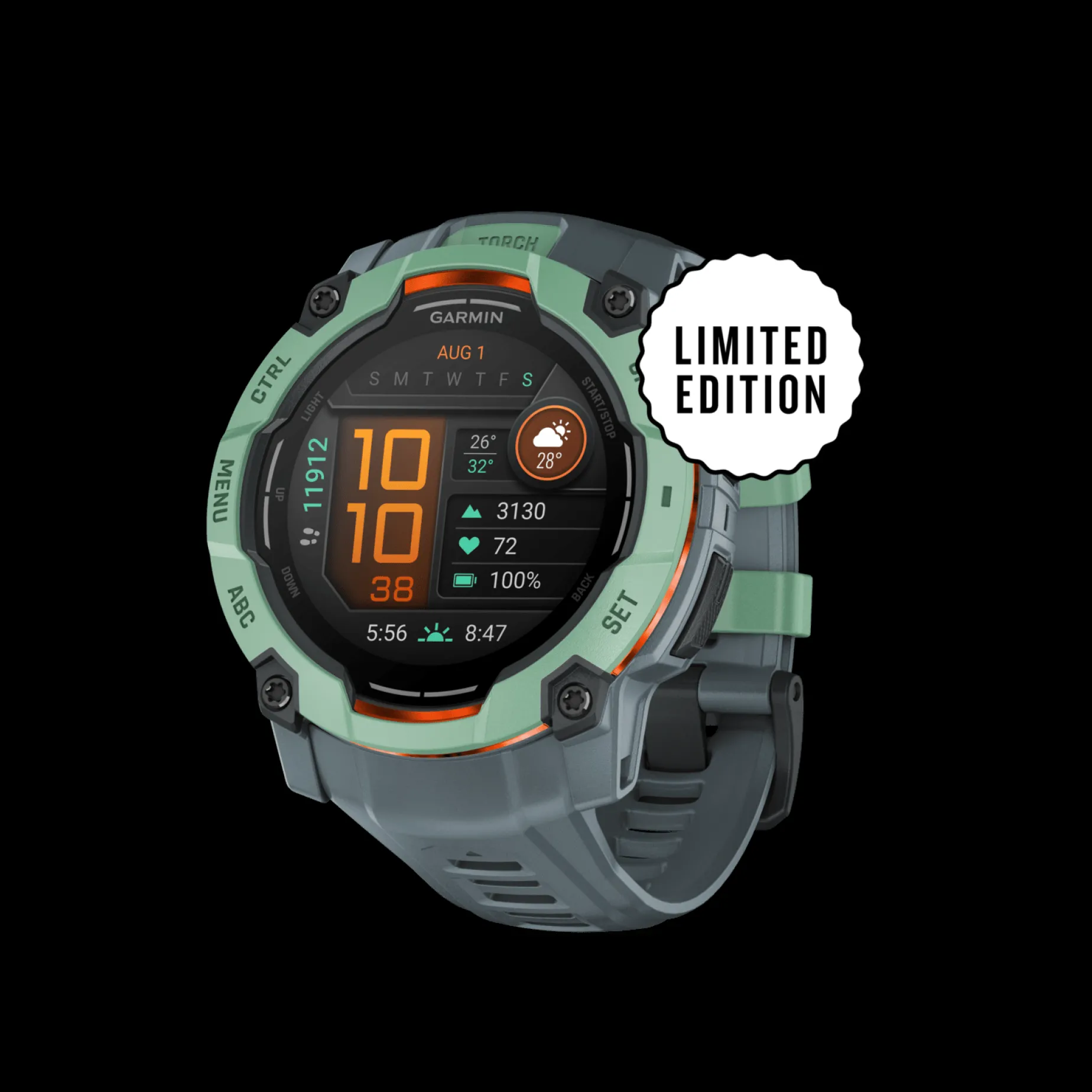 Instinct 3 AMOLED, 50 mm, smartklokke - Pulsklokke - Instinct 3 AMOLED, 50 mm, smartklokke