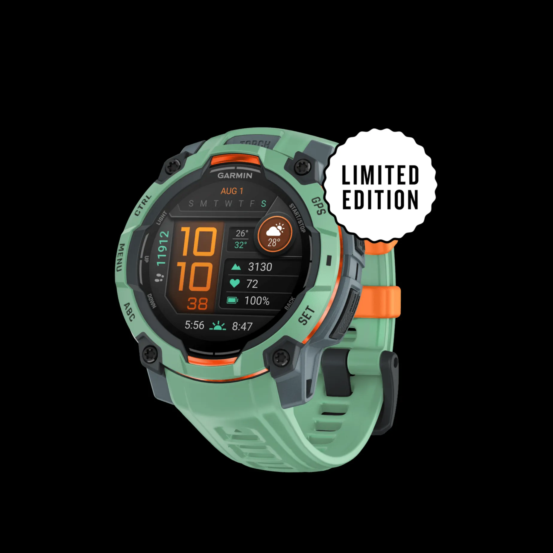 Instinct 3 AMOLED, 45 mm, smartklokke - Pulsklokke - Instinct 3 AMOLED, 45 mm, smartklokke