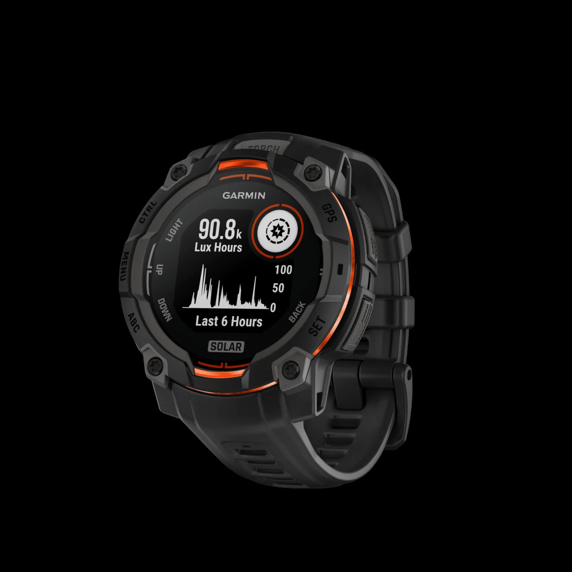 Instinct 3 Solar 45 mm, smartklokke - Pulsklokke - Instinct 3 Solar 45 mm, smartklokke