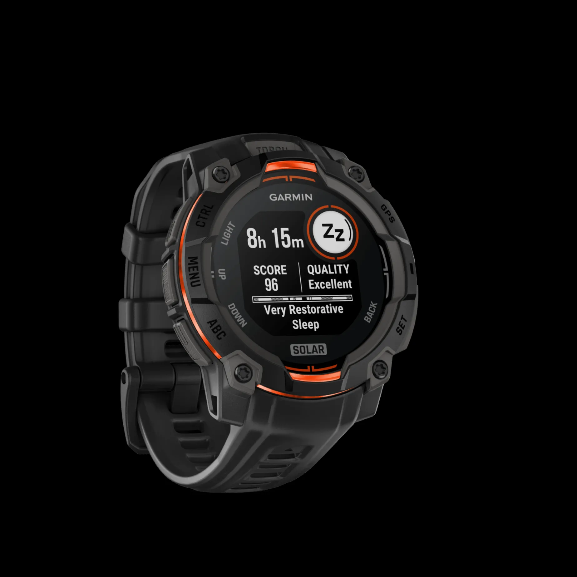 Instinct 3 Solar 45 mm, smartklokke - Pulsklokke - Instinct 3 Solar 45 mm, smartklokke