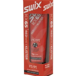 Klister KX65 Red 1C to 5C 24/25, 1C til 5C rødt klister - Festesmøring - Klister KX65 Red 1C to 5C 24/25, 1C til 5C rødt klister