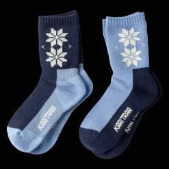 KT Wool Sock 2 PK, sokker, junior - Bomullssokker - KT Wool Sock 2 PK, sokker, junior