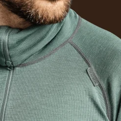 Laajias Merino Wool Polo Zip, ulltrøye, herre - Ullundertøy overdel herre - Laajias Merino Wool Polo Zip, ulltrøye, herre