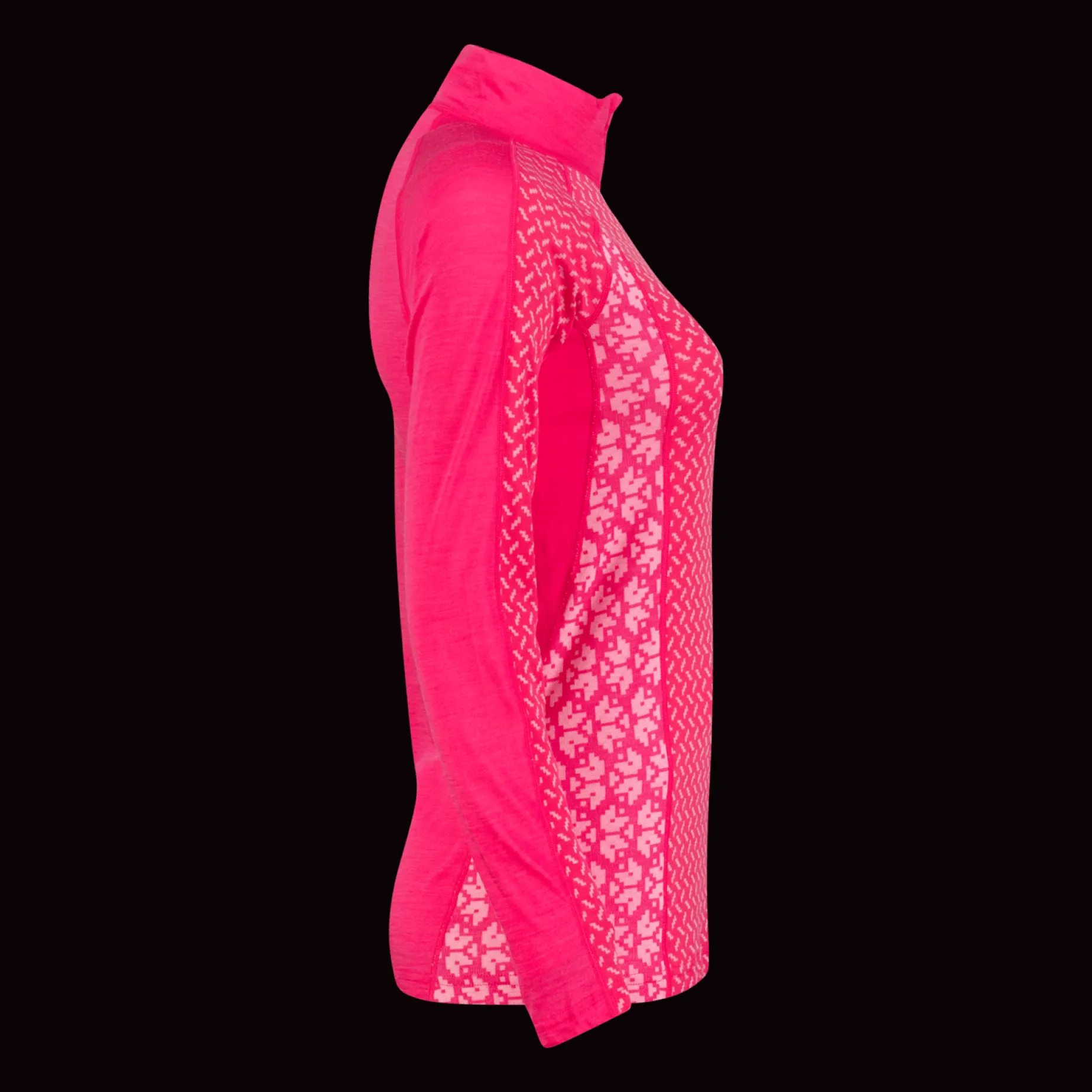 Lekker Half Zip, ulltrøye, dame - Ullundertøy overdel dame - Lekker Half Zip, ulltrøye, dame