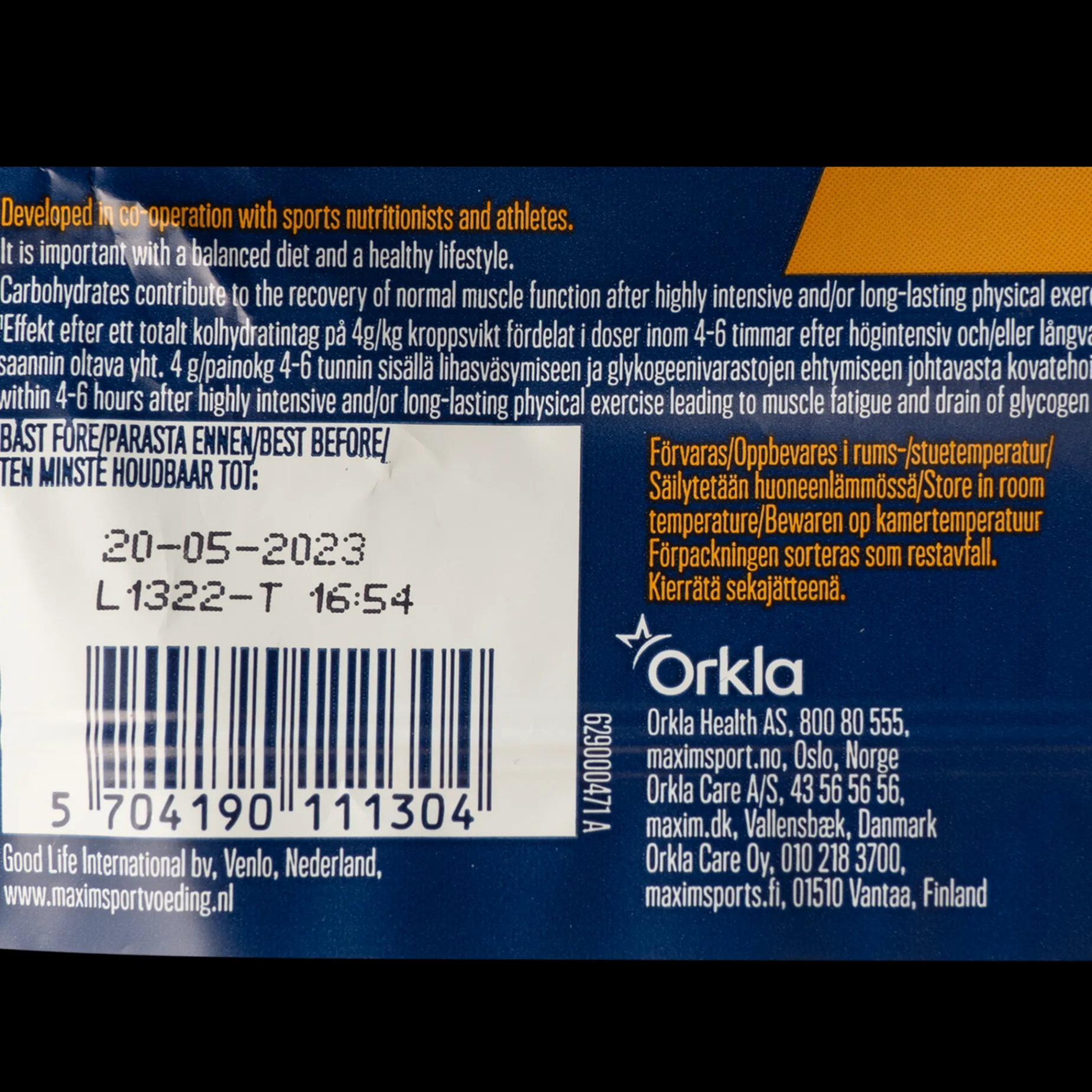 Maxim Energibar 55g - Energibar - Maxim Energibar 55g