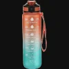 Motivational Bottle 1L, motivasjonsdrikkeflaske - Vannflasker - Motivational Bottle 1L, motivasjonsdrikkeflaske