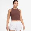 One Fitted Dri-FIT Crop Tank, singlet, dame - Trenings Singlet - One Fitted Dri-FIT Crop Tank, singlet, dame