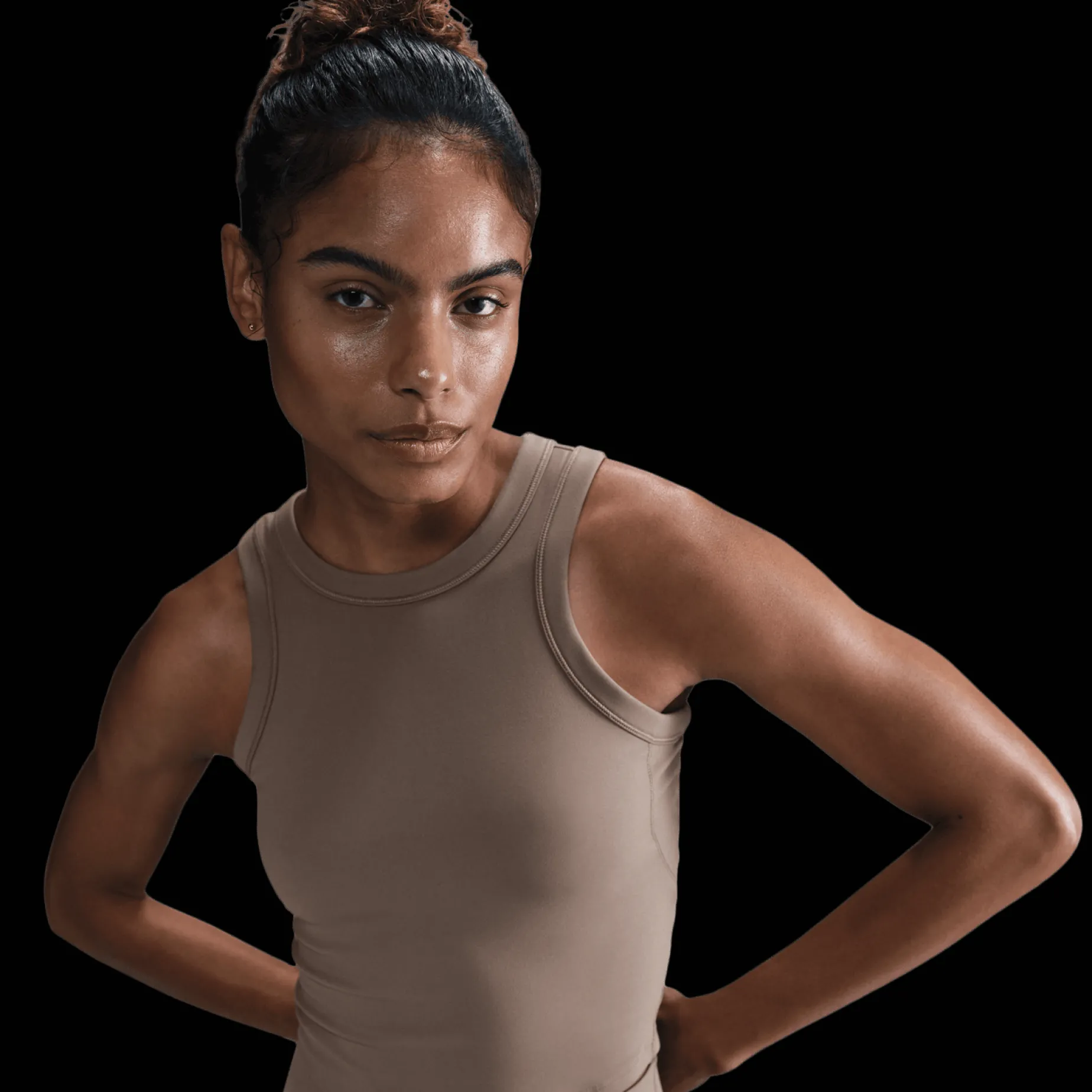 One Fitted Dri-FIT Crop Tank, singlet, dame - Trenings Singlet - One Fitted Dri-FIT Crop Tank, singlet, dame