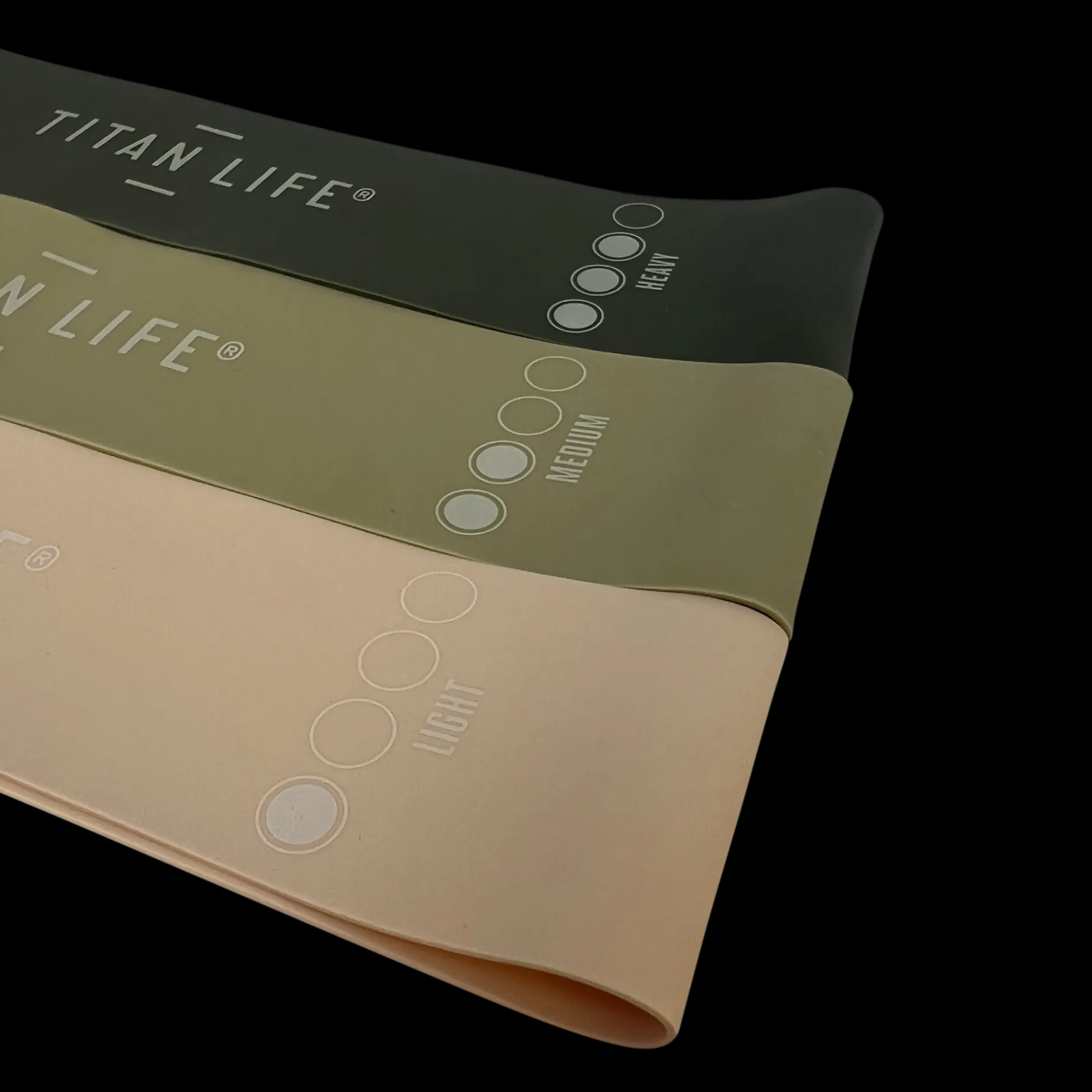 3-pack Minibands, treningsstrikker - Core Trening - 3-pack Minibands, treningsstrikker