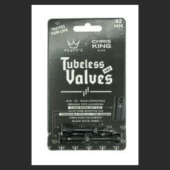 Peaty's x Chris King Valves 42mm (par), sykkelventil - Tilbehør hjul, dekk & slange - Peaty's x Chris King Valves 42mm (par), sykkelventil