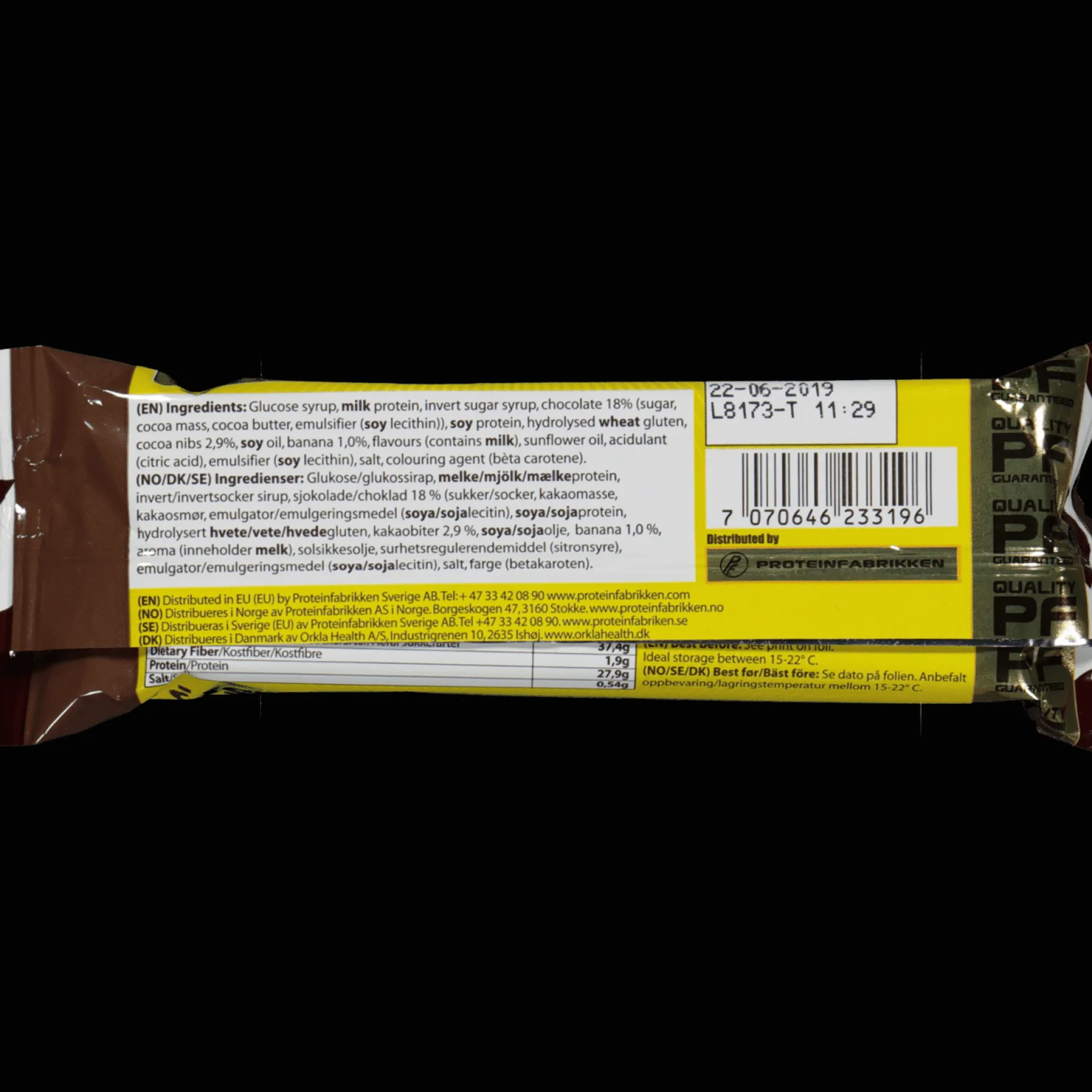 PF Big 100 Bar, proteinbar - Proteinbarer - PF Big 100 Bar, proteinbar