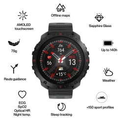 Polar Grit X2 Pro, smartklokke, multisportklokke, unisex - Pulsklokke - Polar Grit X2 Pro, smartklokke, multisportklokke, unisex