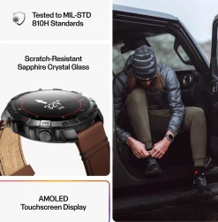 Polar Grit X2 Pro Titanium, smartklokke, multisportklokke - Pulsklokke - Polar Grit X2 Pro Titanium, smartklokke, multisportklokke