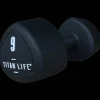 Pro Dumbbell 9kg Rubber, dumbbell - Manualer - Pro Dumbbell 9kg Rubber, dumbbell