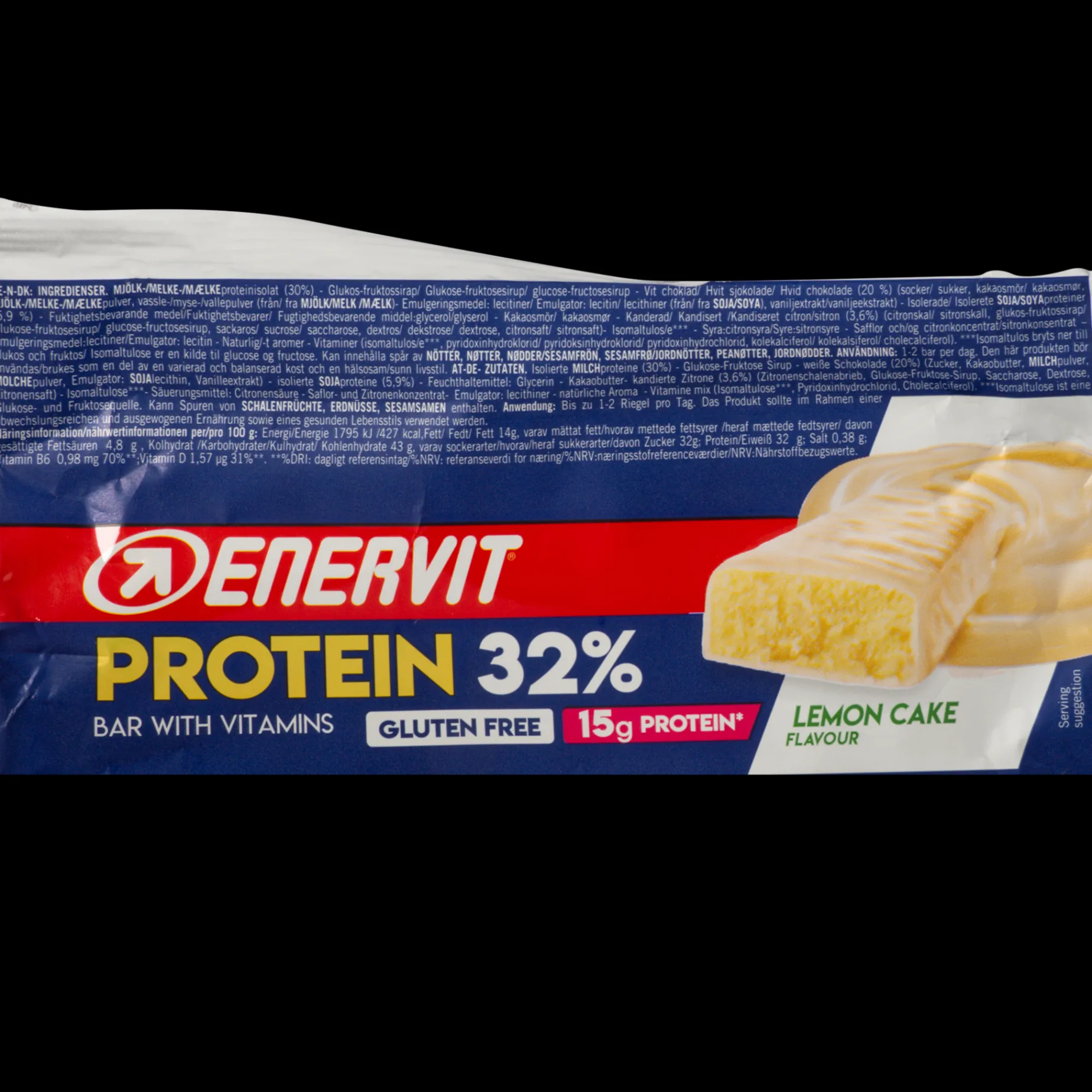 Protein 32% Lemon Cake, proteinbar - Proteinbarer - Protein 32% Lemon Cake, proteinbar