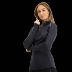 Rav 100% Turtle Neck Half Zip, ulltrøye dame - Ullundertøy overdel dame - Rav 100% Turtle Neck Half Zip, ulltrøye dame